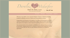 Desktop Screenshot of dawndanamidwife.com